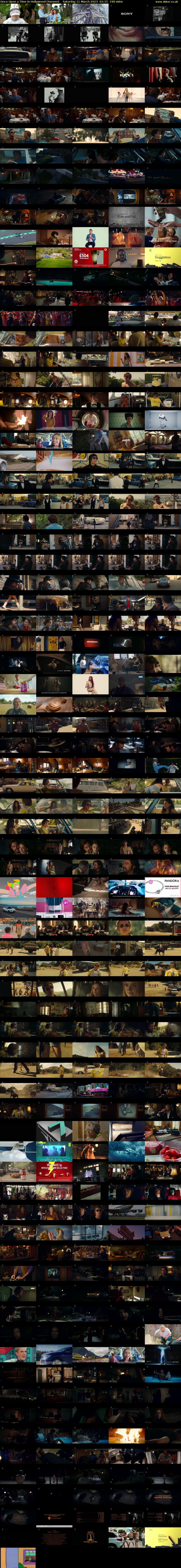 Once Upon a Time in Hollywood (4seven) Saturday 11 March 2023 01:15 - 04:25