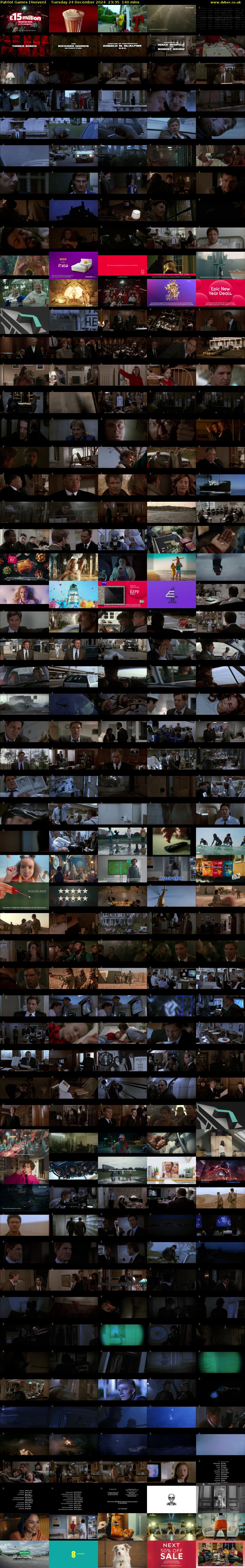 Patriot Games (4seven) Tuesday 24 December 2024 23:35 - 01:55