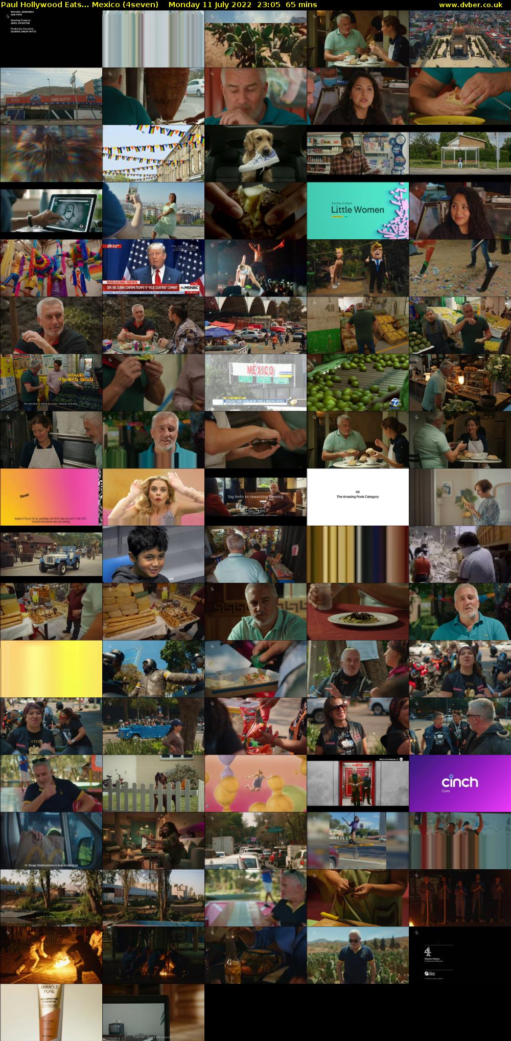 Paul Hollywood Eats... Mexico (4seven) Monday 11 July 2022 23:05 - 00:10