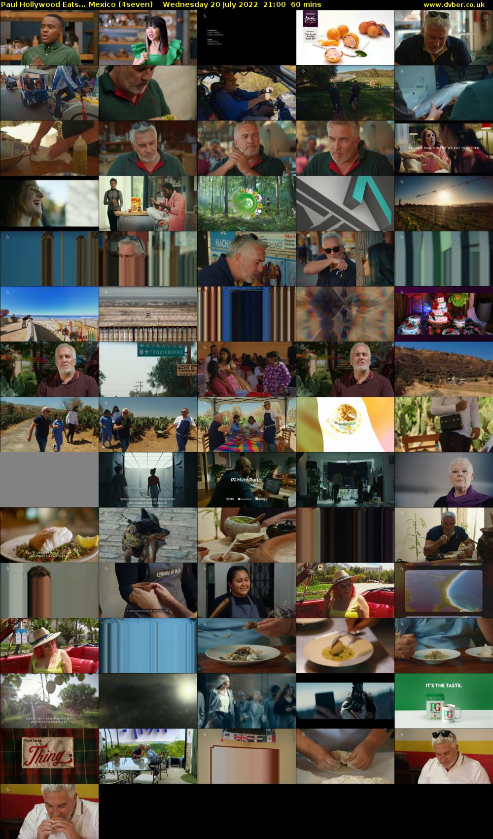 Paul Hollywood Eats... Mexico (4seven) Wednesday 20 July 2022 21:00 - 22:00