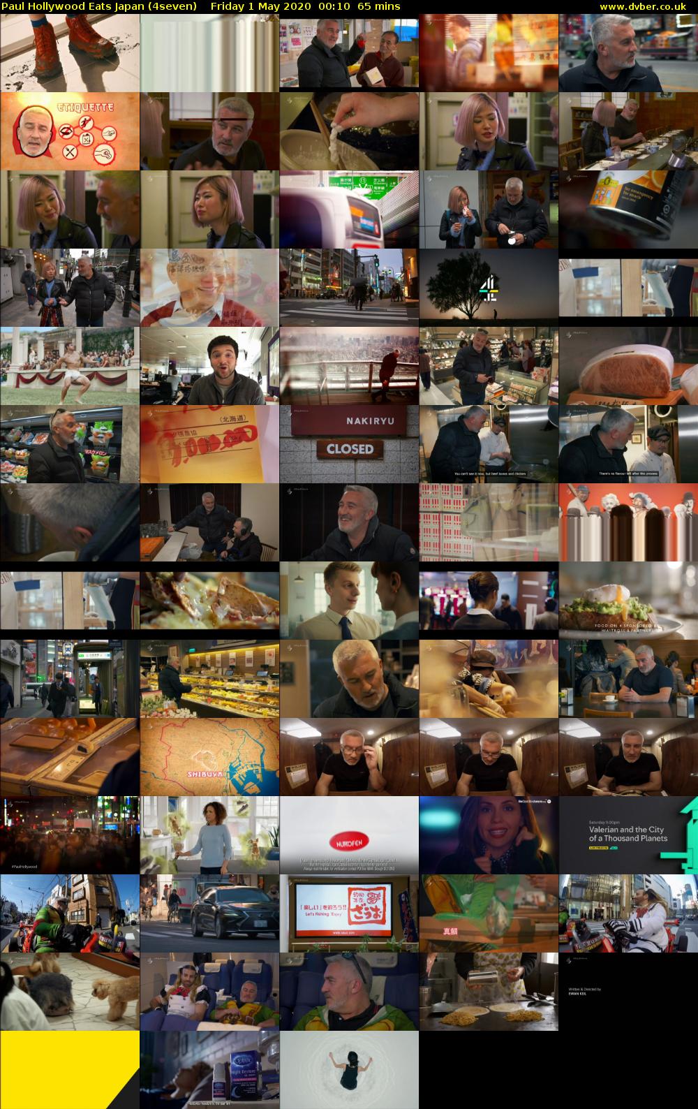 Paul Hollywood Eats Japan (4seven) Friday 1 May 2020 00:10 - 01:15