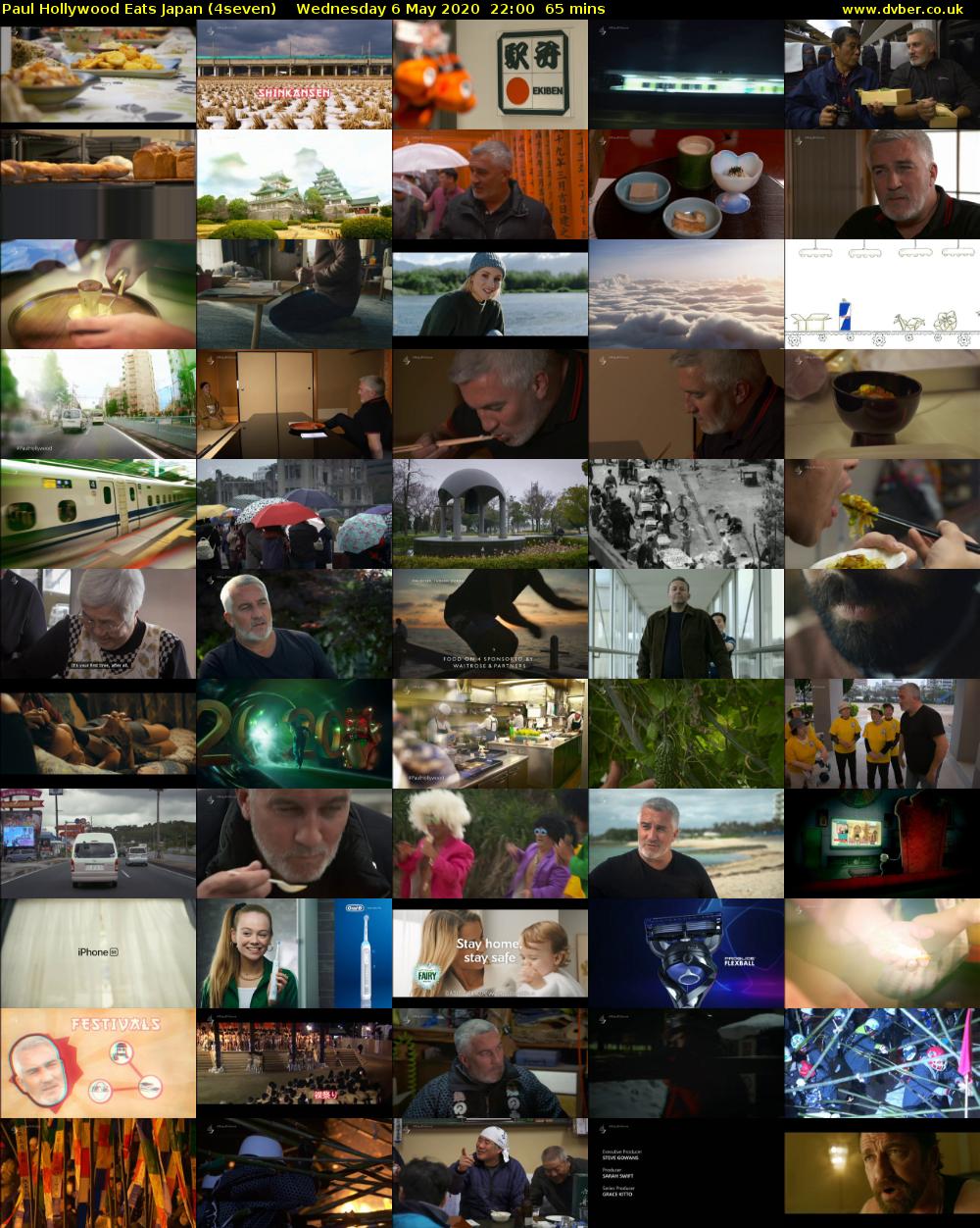 Paul Hollywood Eats Japan (4seven) Wednesday 6 May 2020 22:00 - 23:05
