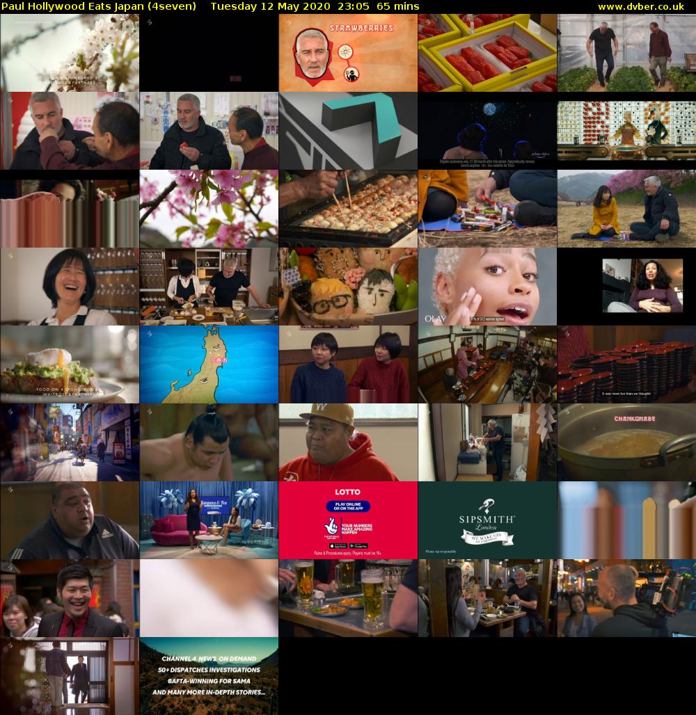 Paul Hollywood Eats Japan (4seven) Tuesday 12 May 2020 23:05 - 00:10