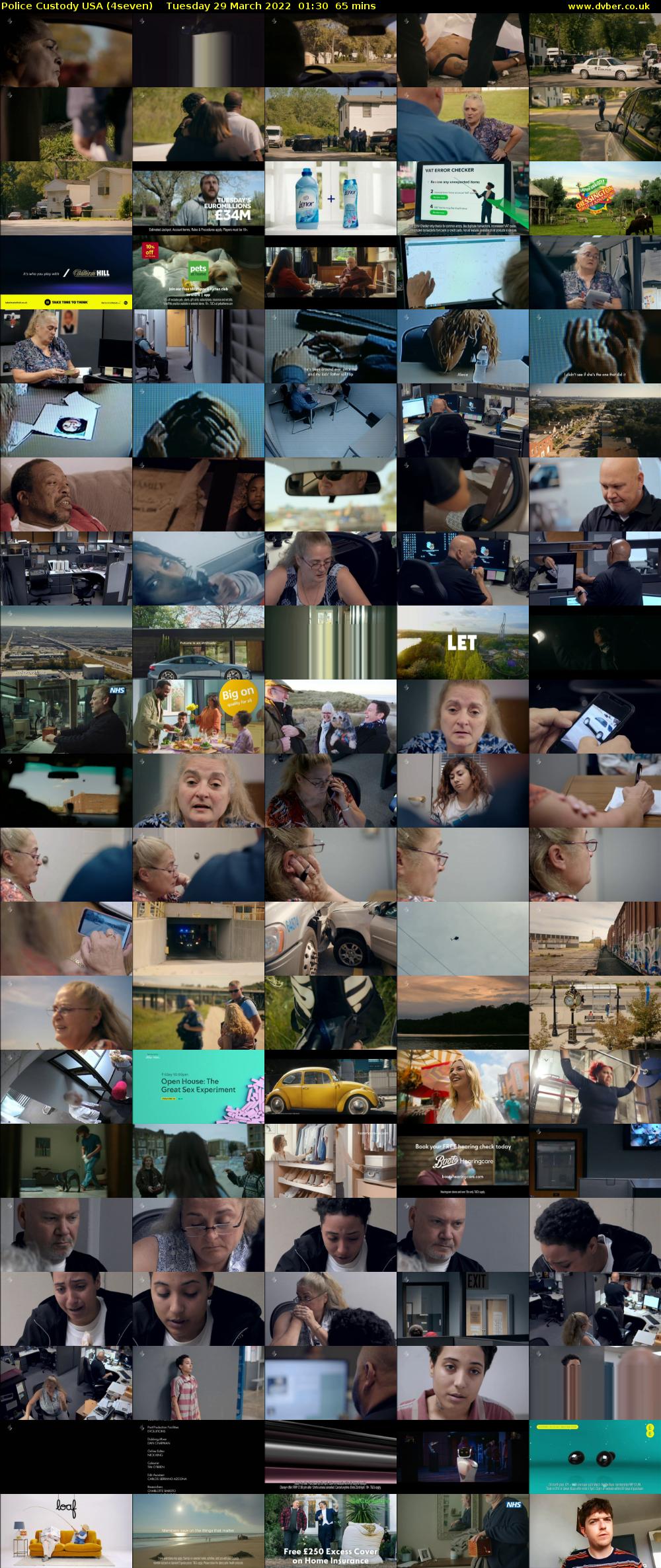 Police Custody USA (4seven) Tuesday 29 March 2022 01:30 - 02:35