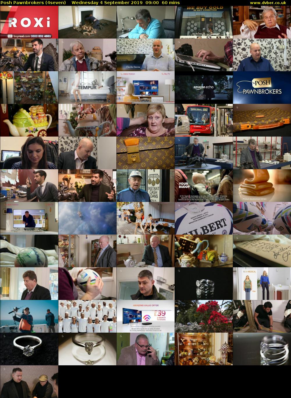 Posh Pawnbrokers (4seven) Wednesday 4 September 2019 09:00 - 10:00
