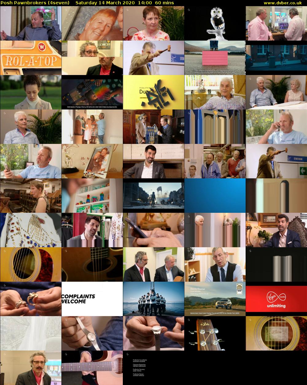 Posh Pawnbrokers (4seven) Saturday 14 March 2020 14:00 - 15:00
