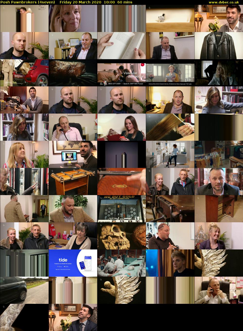Posh Pawnbrokers (4seven) Friday 20 March 2020 10:00 - 11:00