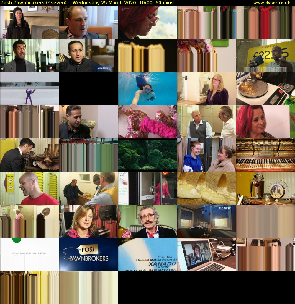 Posh Pawnbrokers (4seven) Wednesday 25 March 2020 10:00 - 11:00