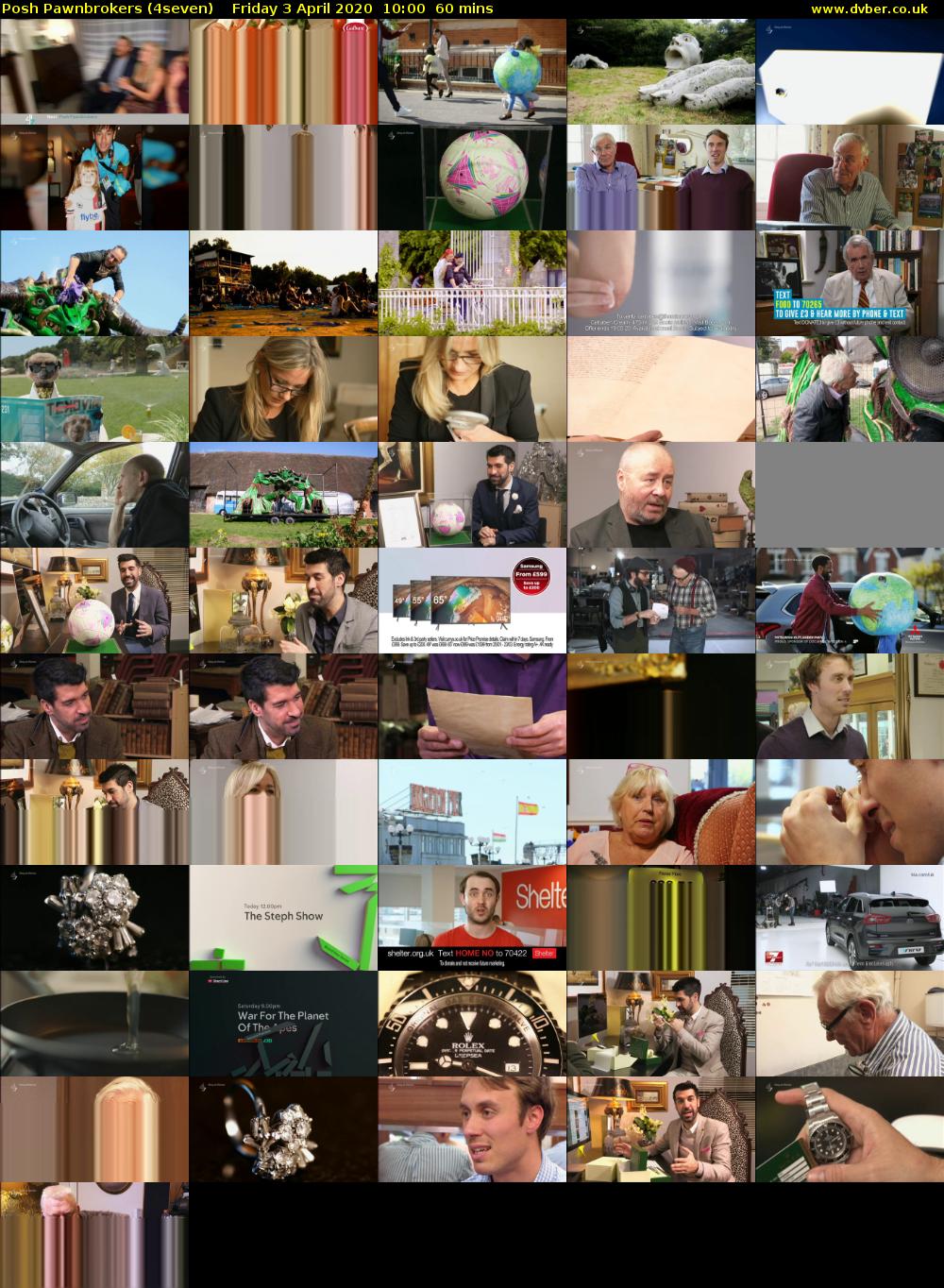 Posh Pawnbrokers (4seven) Friday 3 April 2020 10:00 - 11:00