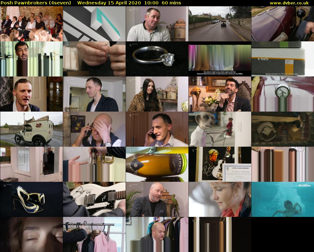Posh Pawnbrokers (4seven) Wednesday 15 April 2020 10:00 - 11:00