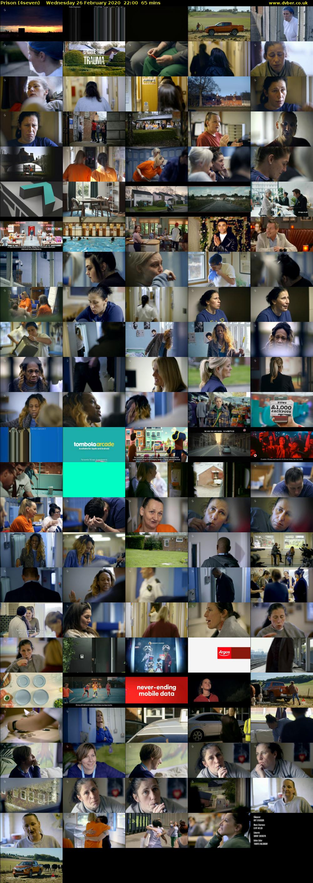 Prison (4seven) Wednesday 26 February 2020 22:00 - 23:05