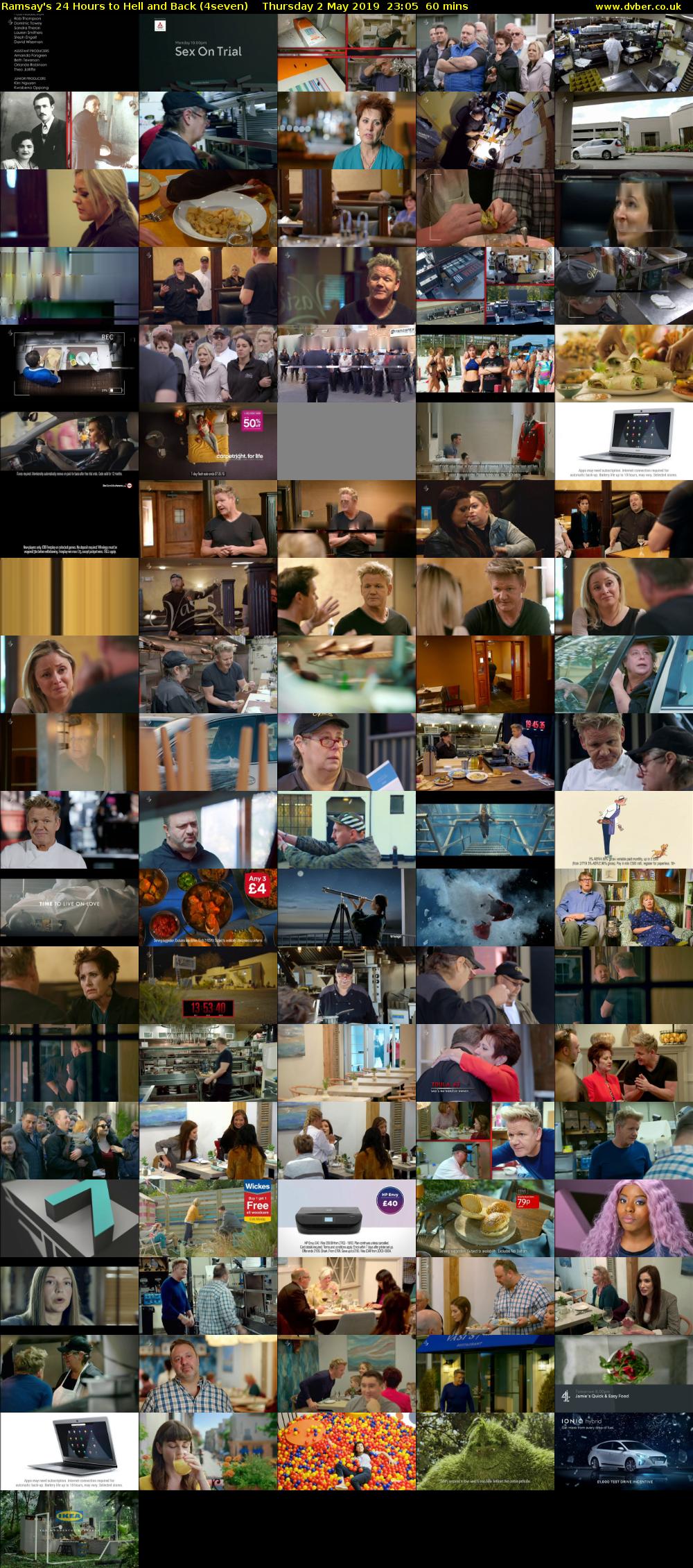 Ramsay's 24 Hours to Hell and Back (4seven) Thursday 2 May 2019 23:05 - 00:05