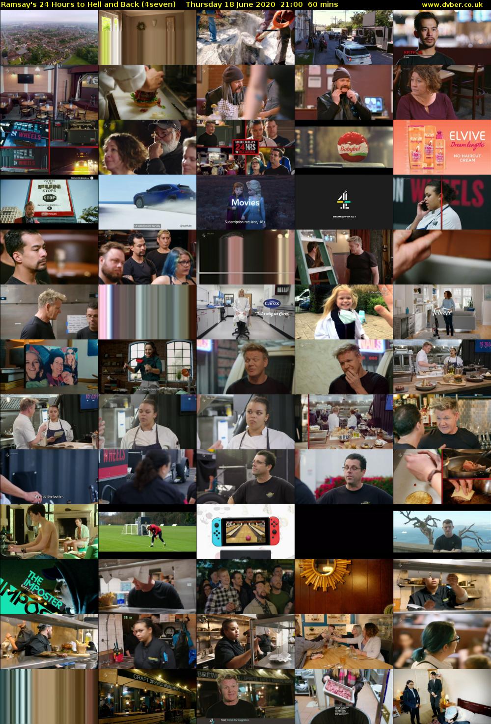 Ramsay's 24 Hours to Hell and Back (4seven) Thursday 18 June 2020 21:00 - 22:00