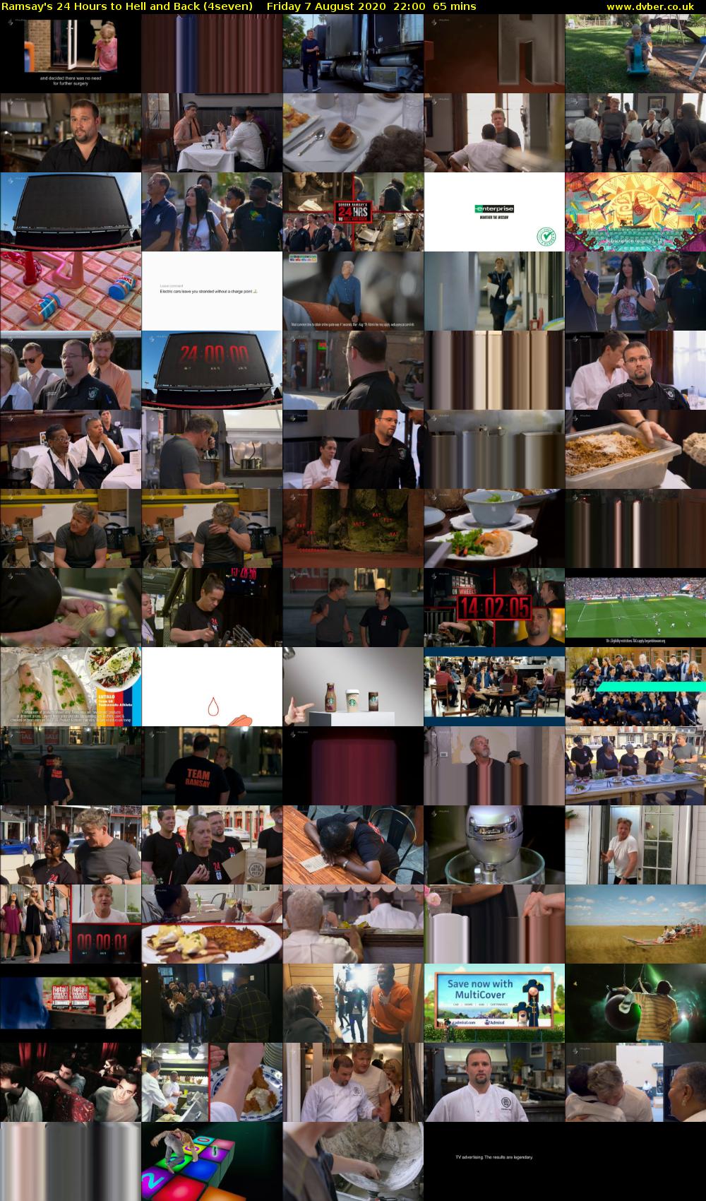 Ramsay's 24 Hours to Hell and Back (4seven) Friday 7 August 2020 22:00 - 23:05