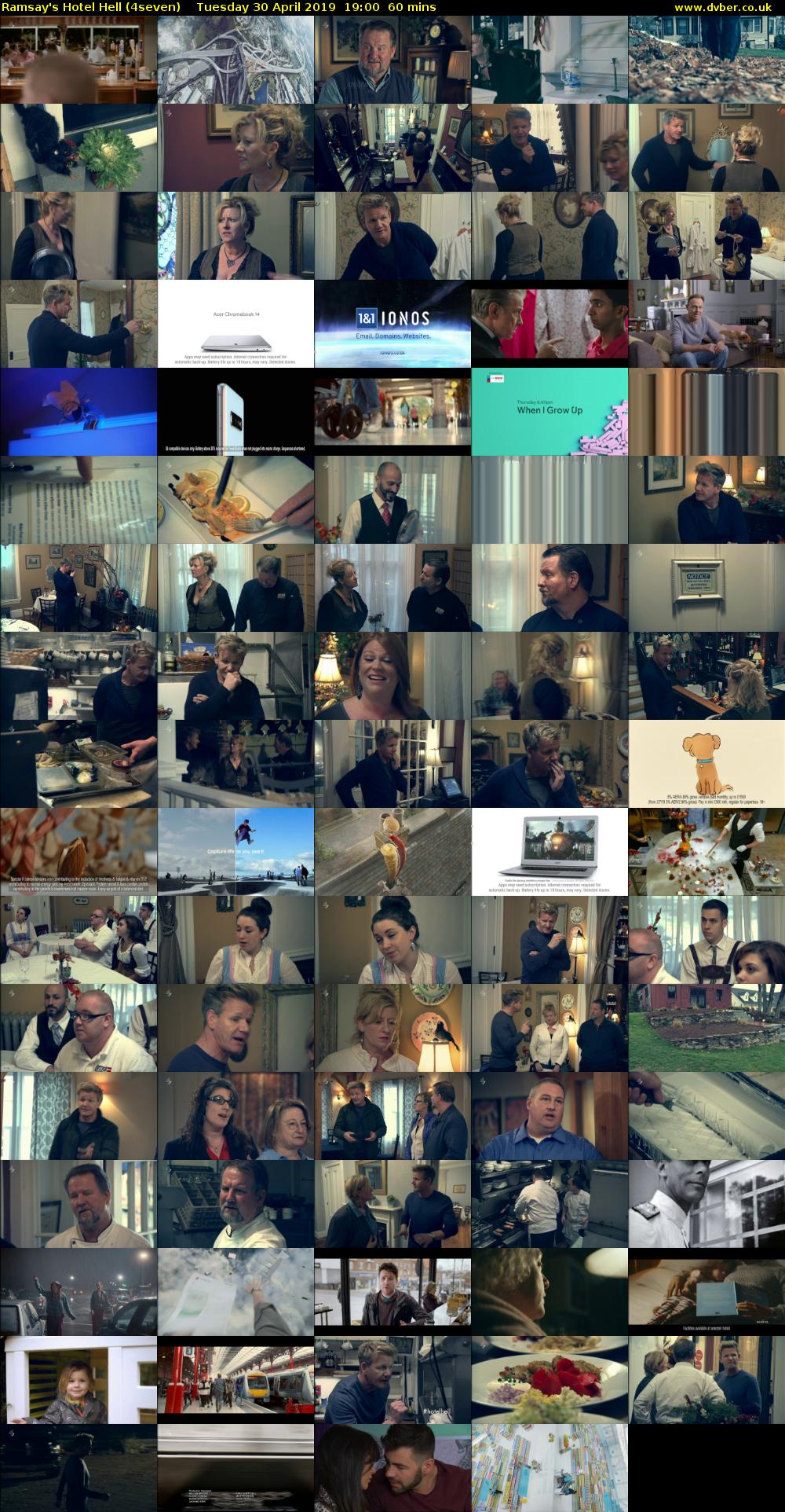 Ramsay's Hotel Hell (4seven) Tuesday 30 April 2019 19:00 - 20:00