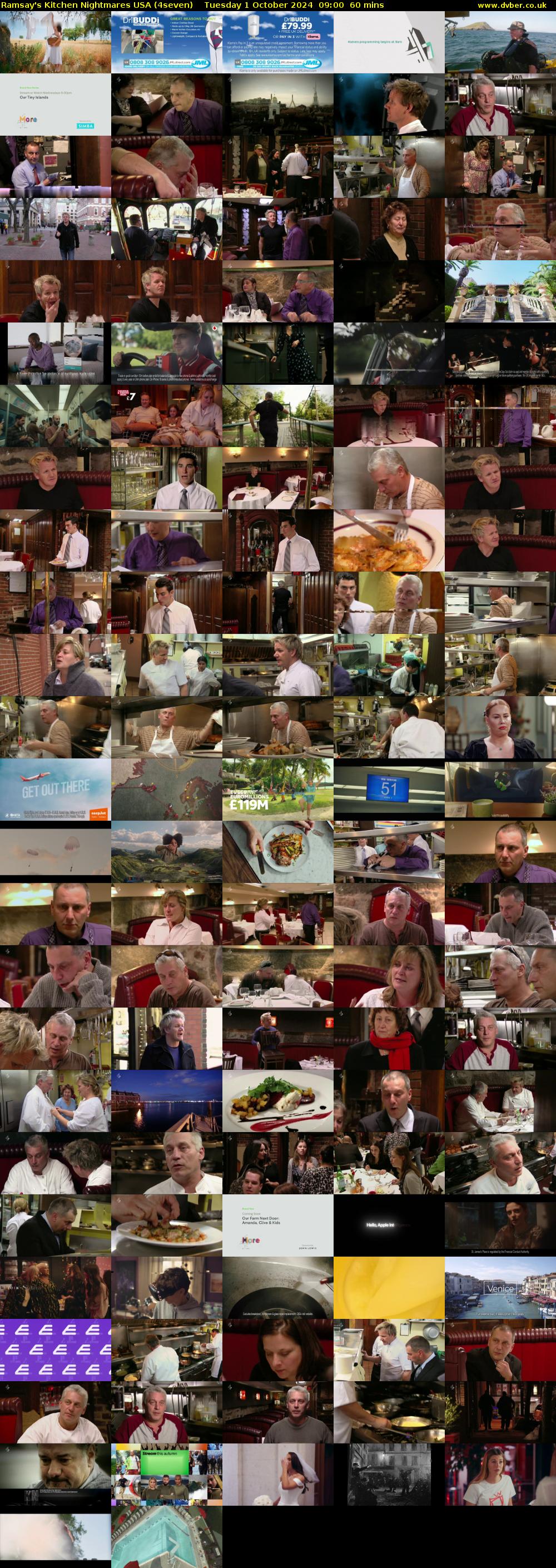 Ramsay's Kitchen Nightmares USA (4seven) Tuesday 1 October 2024 09:00 - 10:00