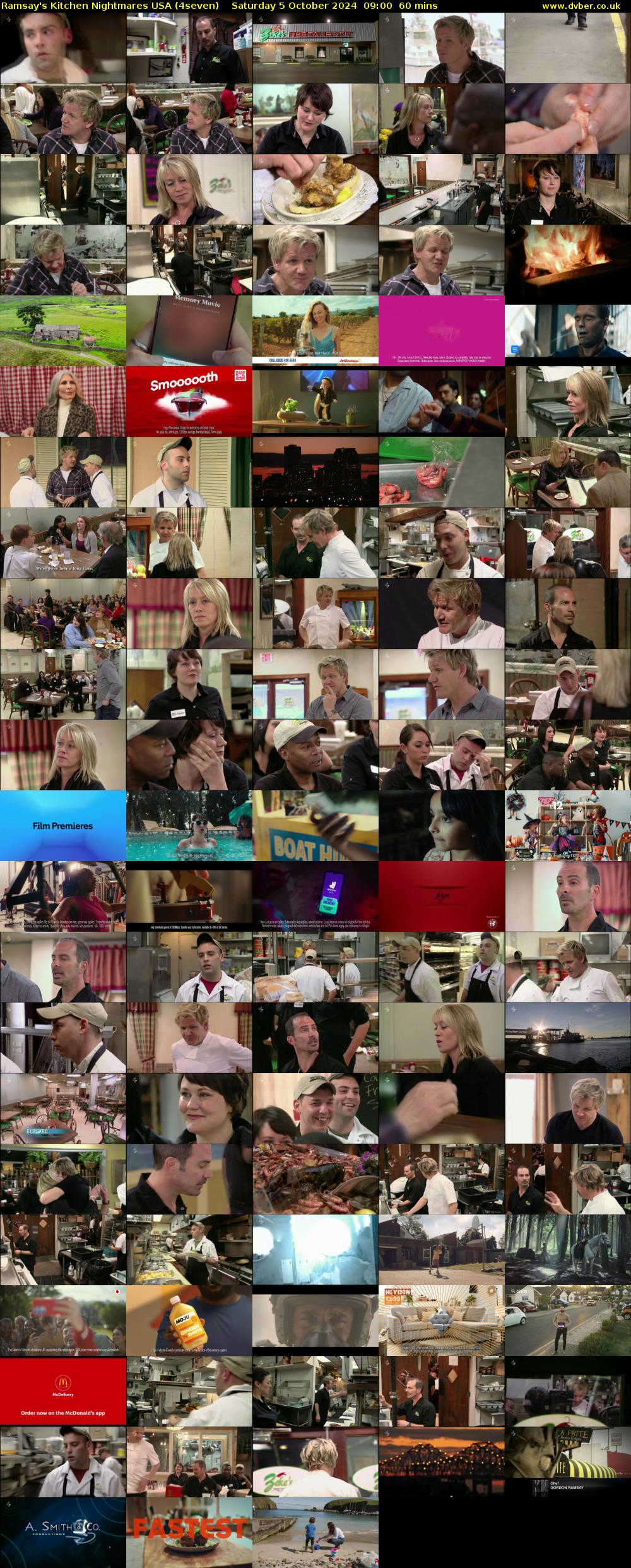 Ramsay's Kitchen Nightmares USA (4seven) Saturday 5 October 2024 09:00 - 10:00