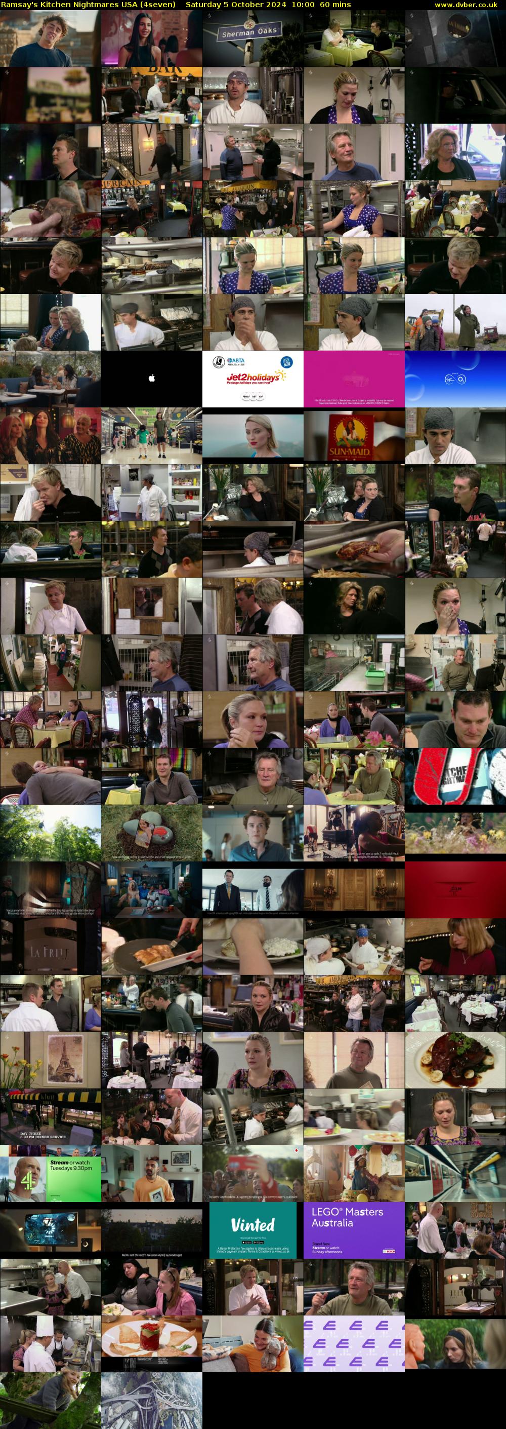 Ramsay's Kitchen Nightmares USA (4seven) Saturday 5 October 2024 10:00 - 11:00