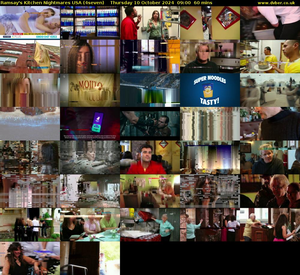Ramsay's Kitchen Nightmares USA (4seven) Thursday 10 October 2024 09:00 - 10:00
