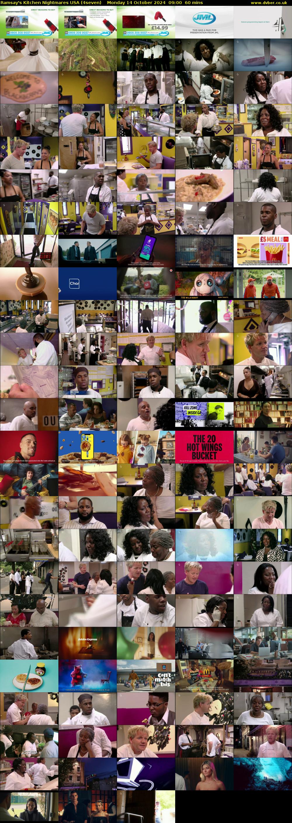 Ramsay's Kitchen Nightmares USA (4seven) Monday 14 October 2024 09:00 - 10:00