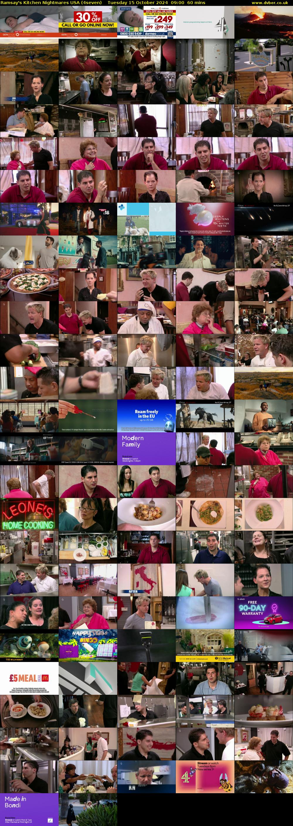 Ramsay's Kitchen Nightmares USA (4seven) Tuesday 15 October 2024 09:00 - 10:00