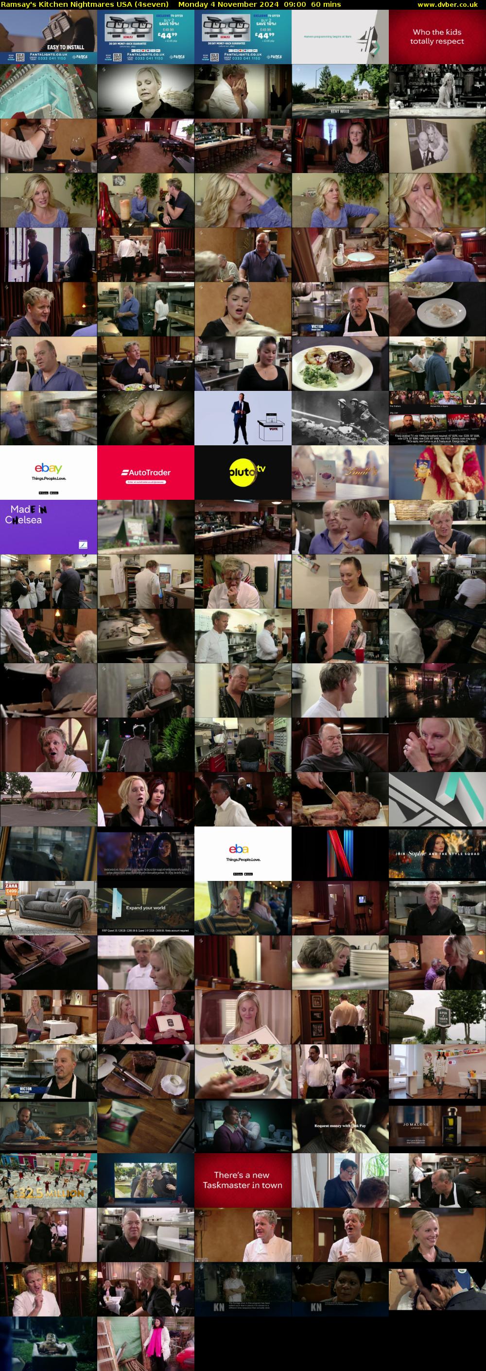 Ramsay's Kitchen Nightmares USA (4seven) Monday 4 November 2024 09:00 - 10:00