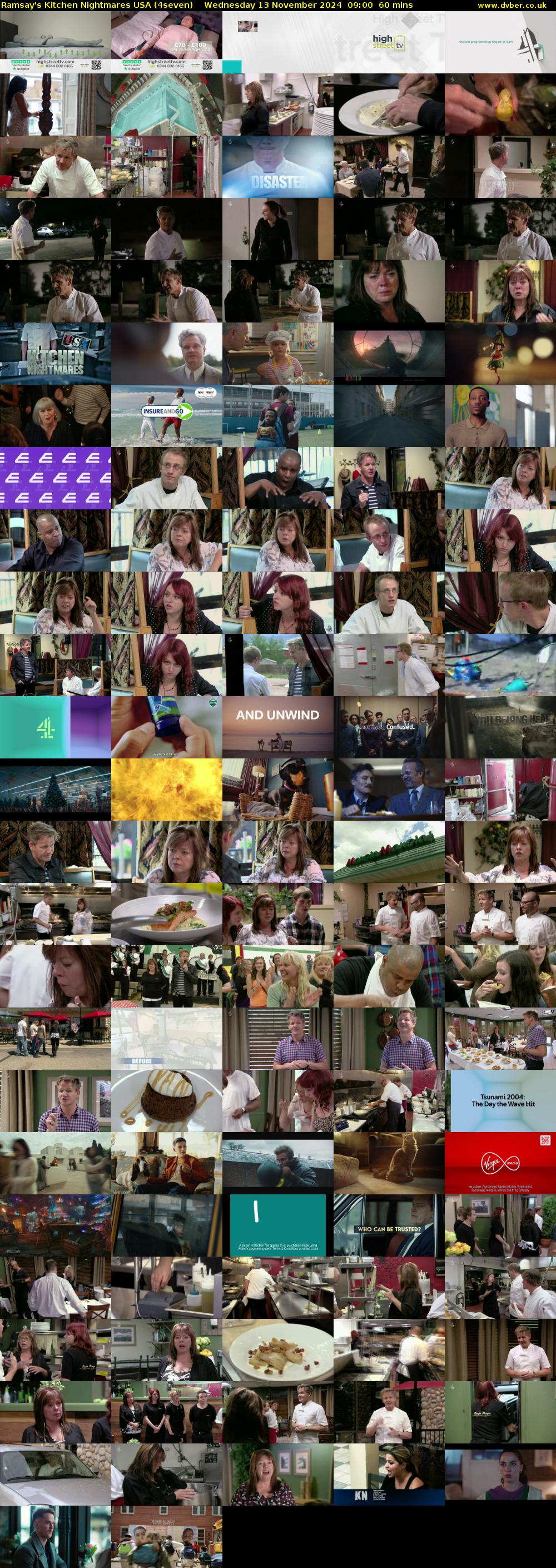 Ramsay's Kitchen Nightmares USA (4seven) Wednesday 13 November 2024 09:00 - 10:00