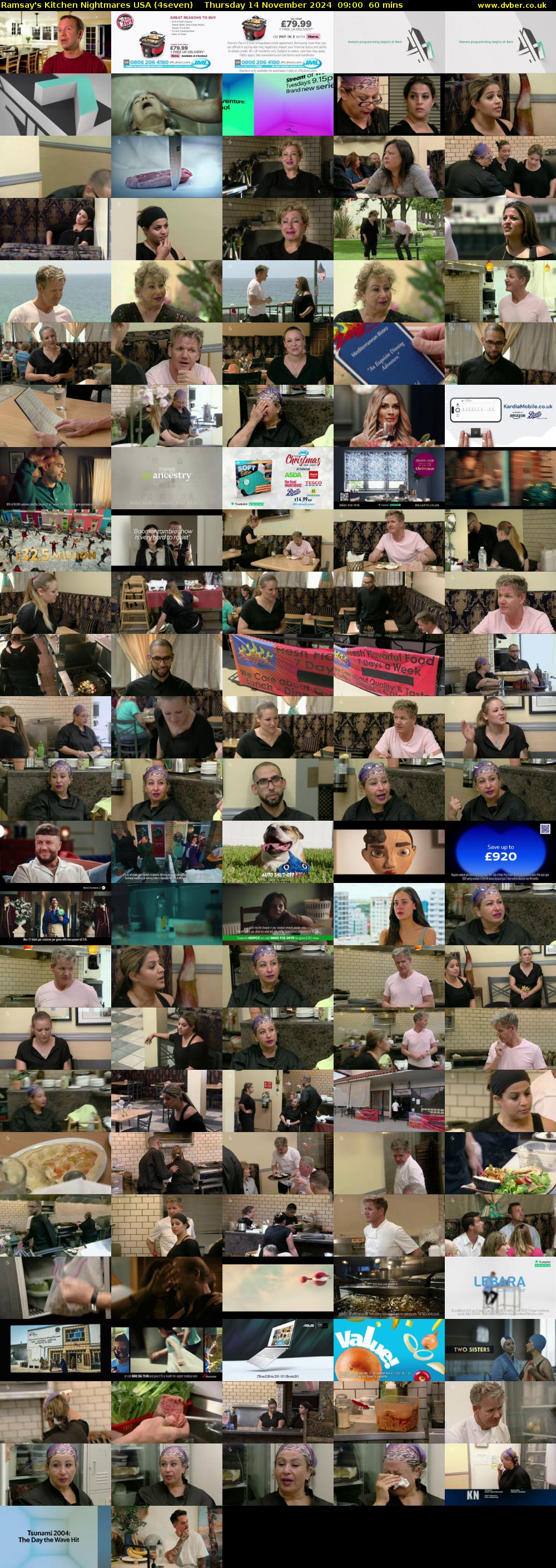 Ramsay's Kitchen Nightmares USA (4seven) Thursday 14 November 2024 09:00 - 10:00