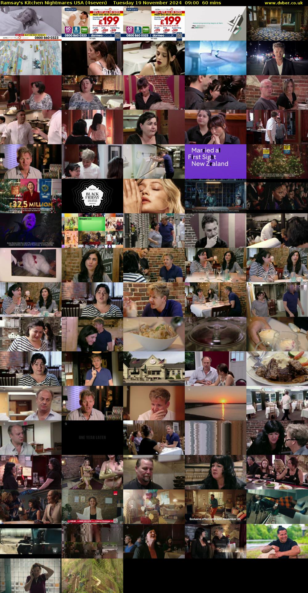 Ramsay's Kitchen Nightmares USA (4seven) Tuesday 19 November 2024 09:00 - 10:00