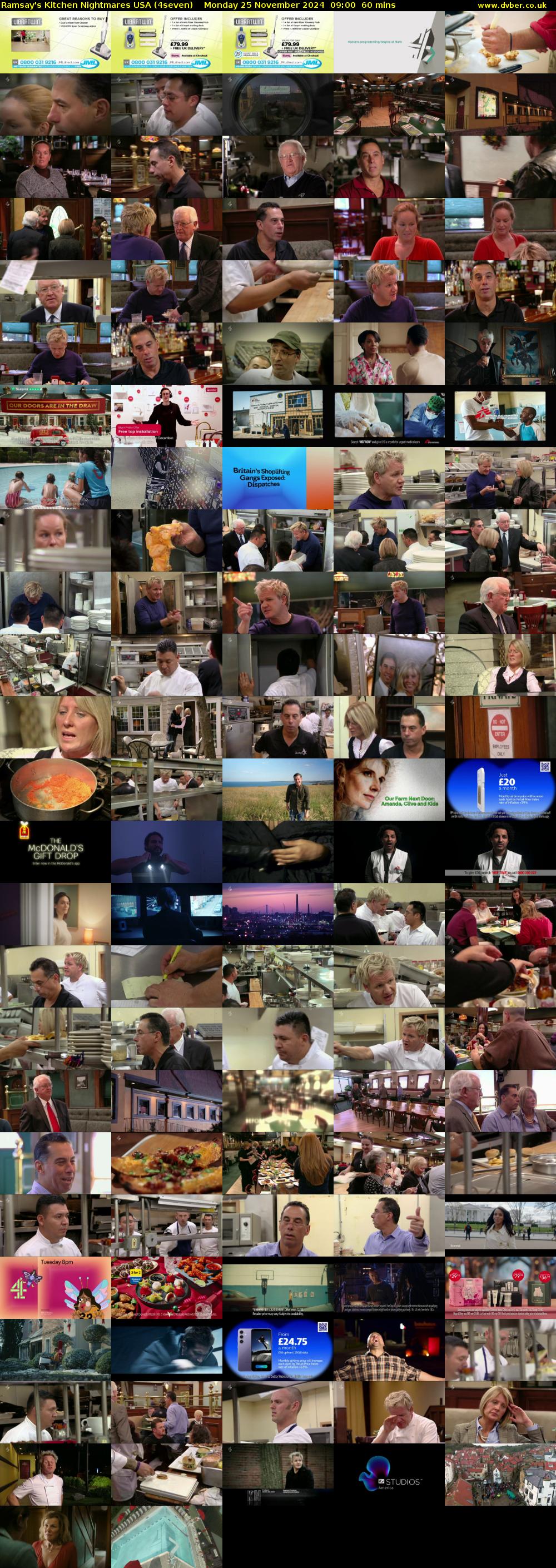 Ramsay's Kitchen Nightmares USA (4seven) Monday 25 November 2024 09:00 - 10:00