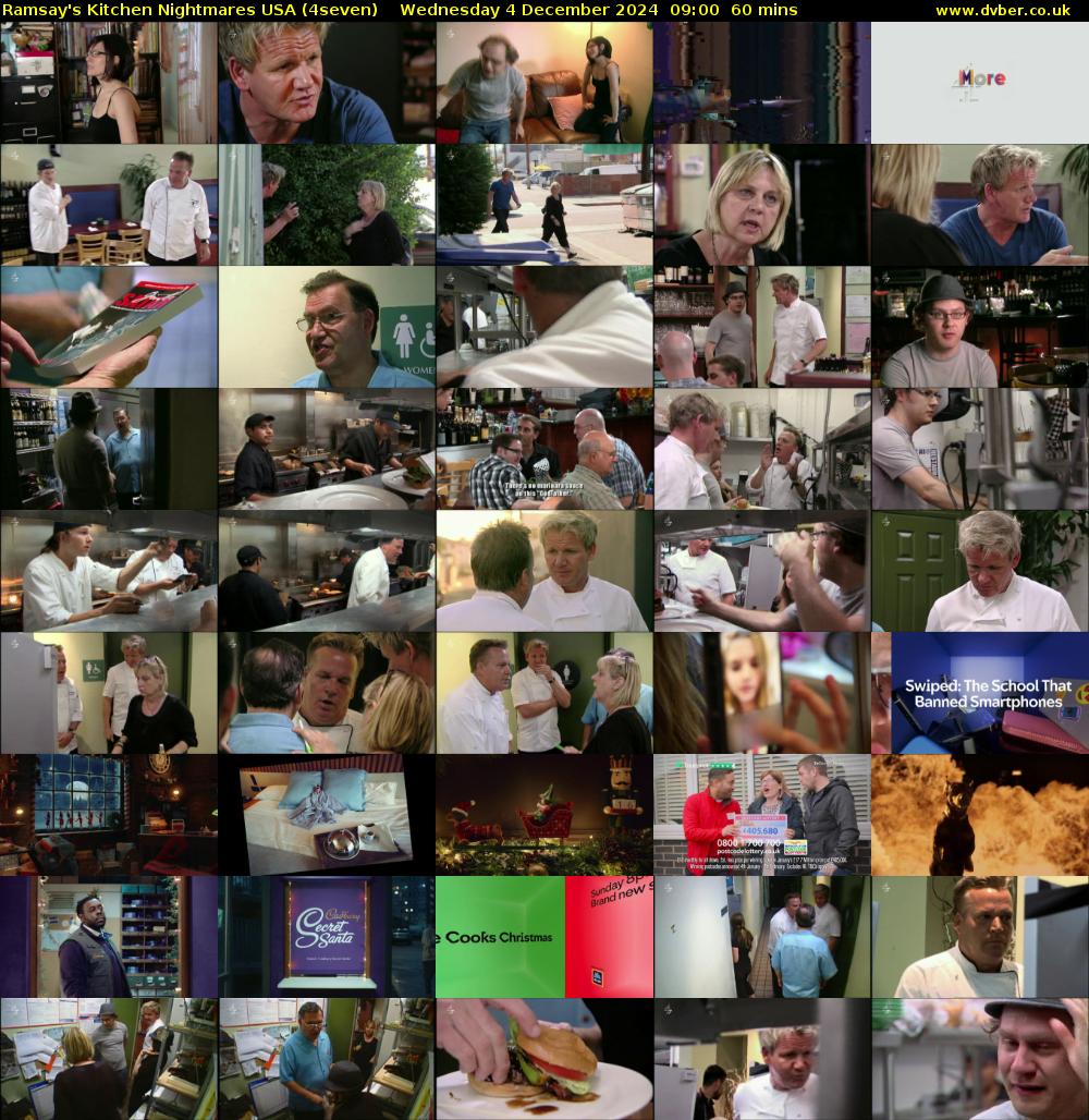 Ramsay's Kitchen Nightmares USA (4seven) Wednesday 4 December 2024 09:00 - 10:00