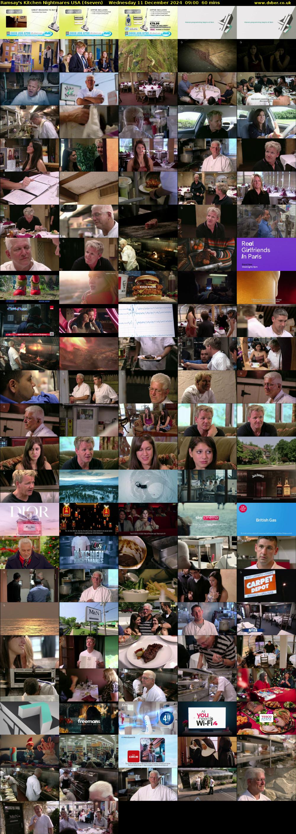 Ramsay's Kitchen Nightmares USA (4seven) Wednesday 11 December 2024 09:00 - 10:00