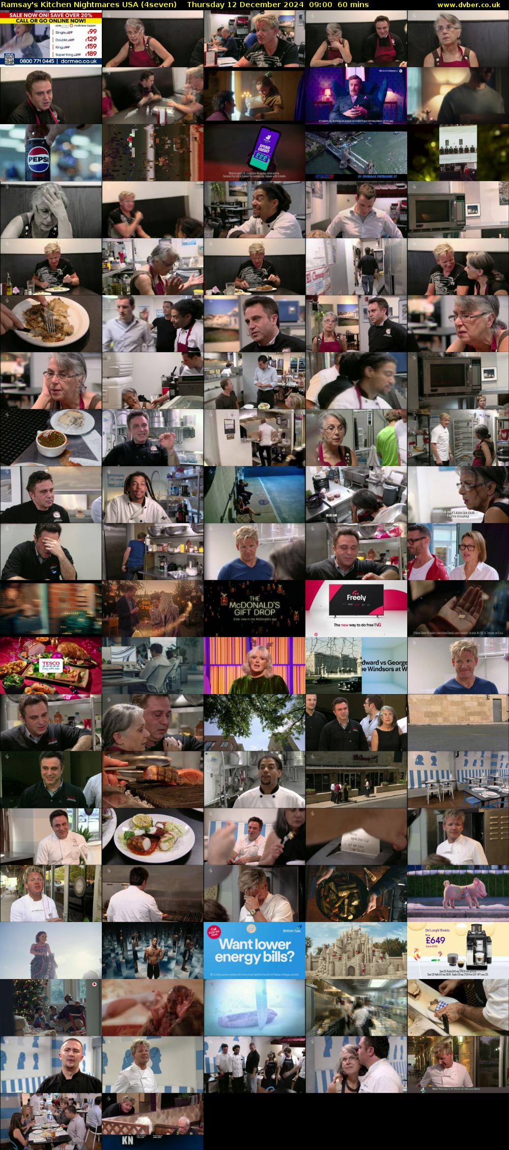 Ramsay's Kitchen Nightmares USA (4seven) Thursday 12 December 2024 09:00 - 10:00