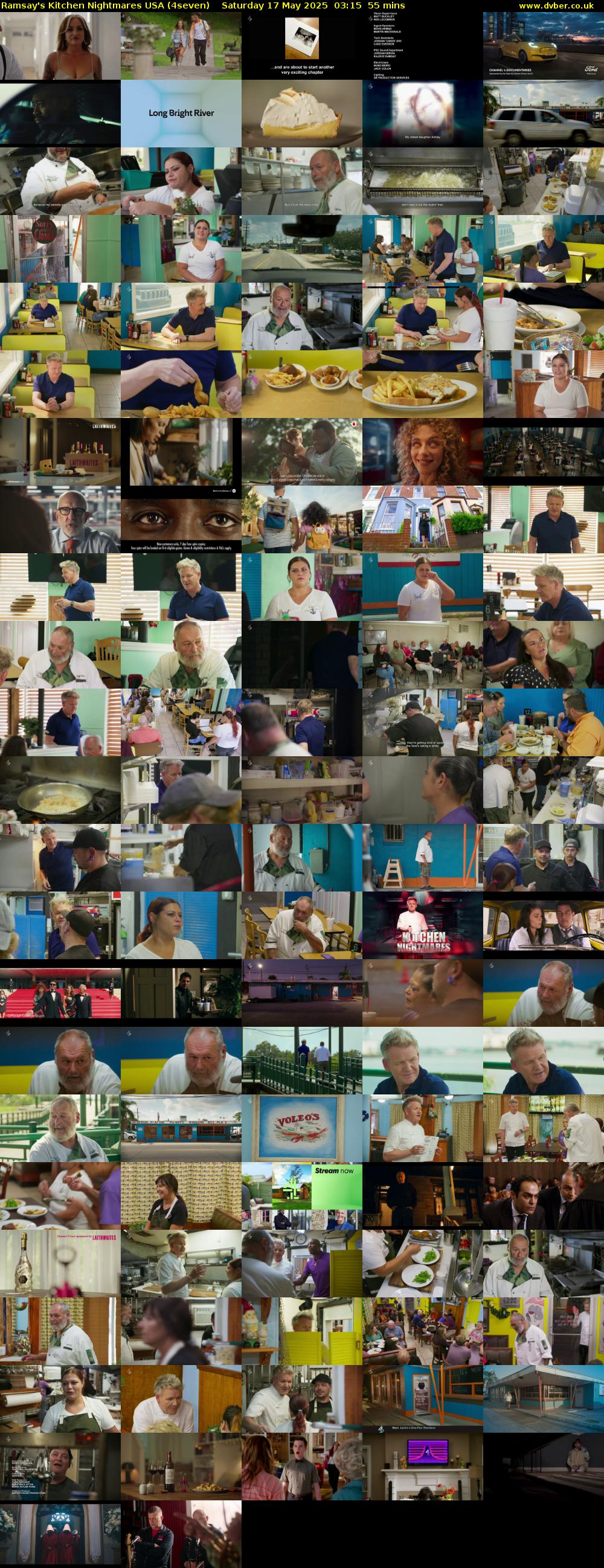 Ramsay's Kitchen Nightmares USA (4seven) Saturday 17 May 2025 03:15 - 04:10
