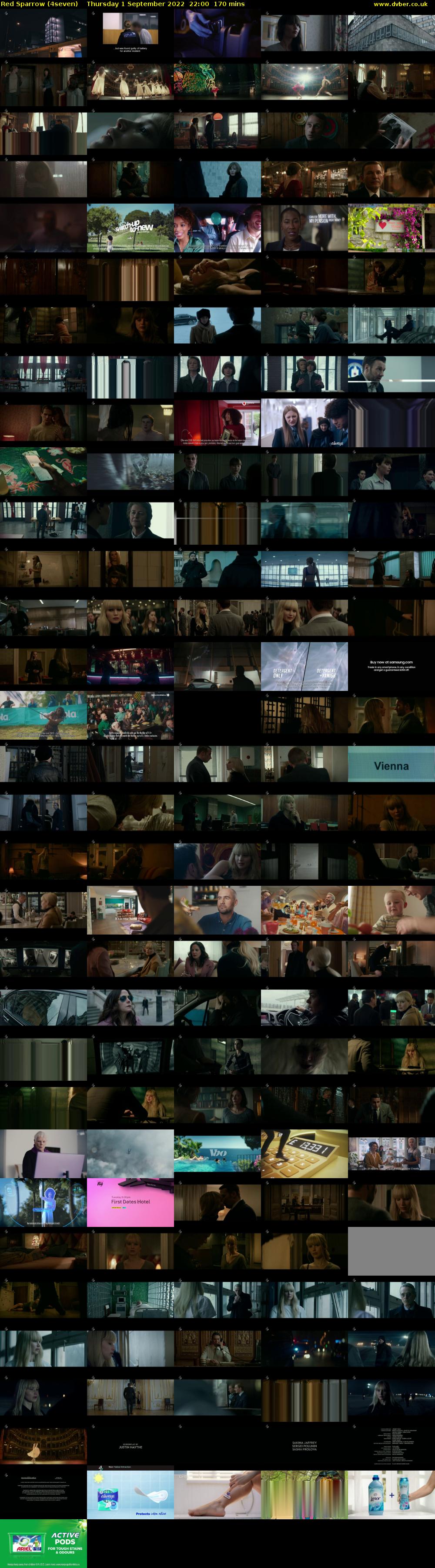 Red Sparrow (4seven) Thursday 1 September 2022 22:00 - 00:50