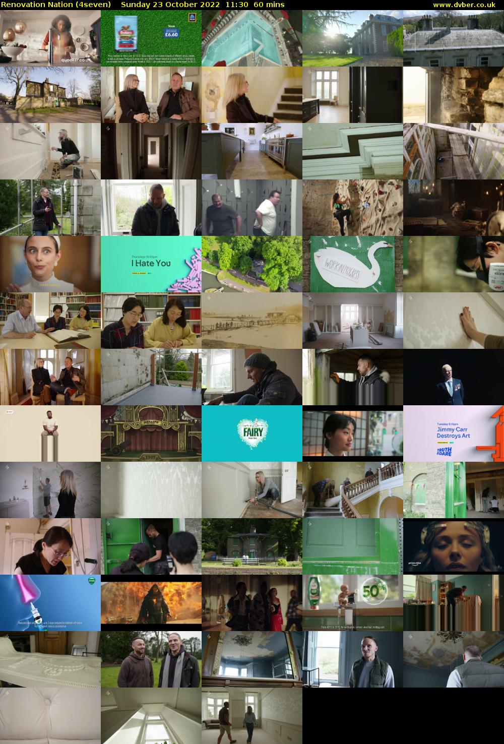 Renovation Nation (4seven) Sunday 23 October 2022 11:30 - 12:30