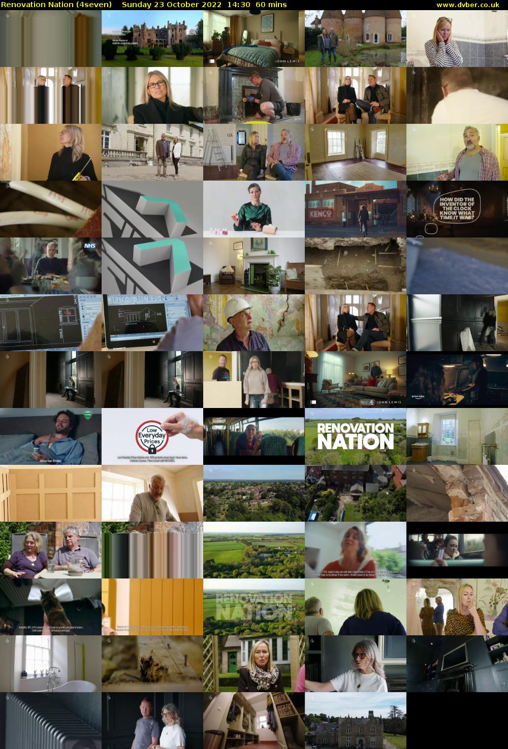 Renovation Nation (4seven) Sunday 23 October 2022 14:30 - 15:30