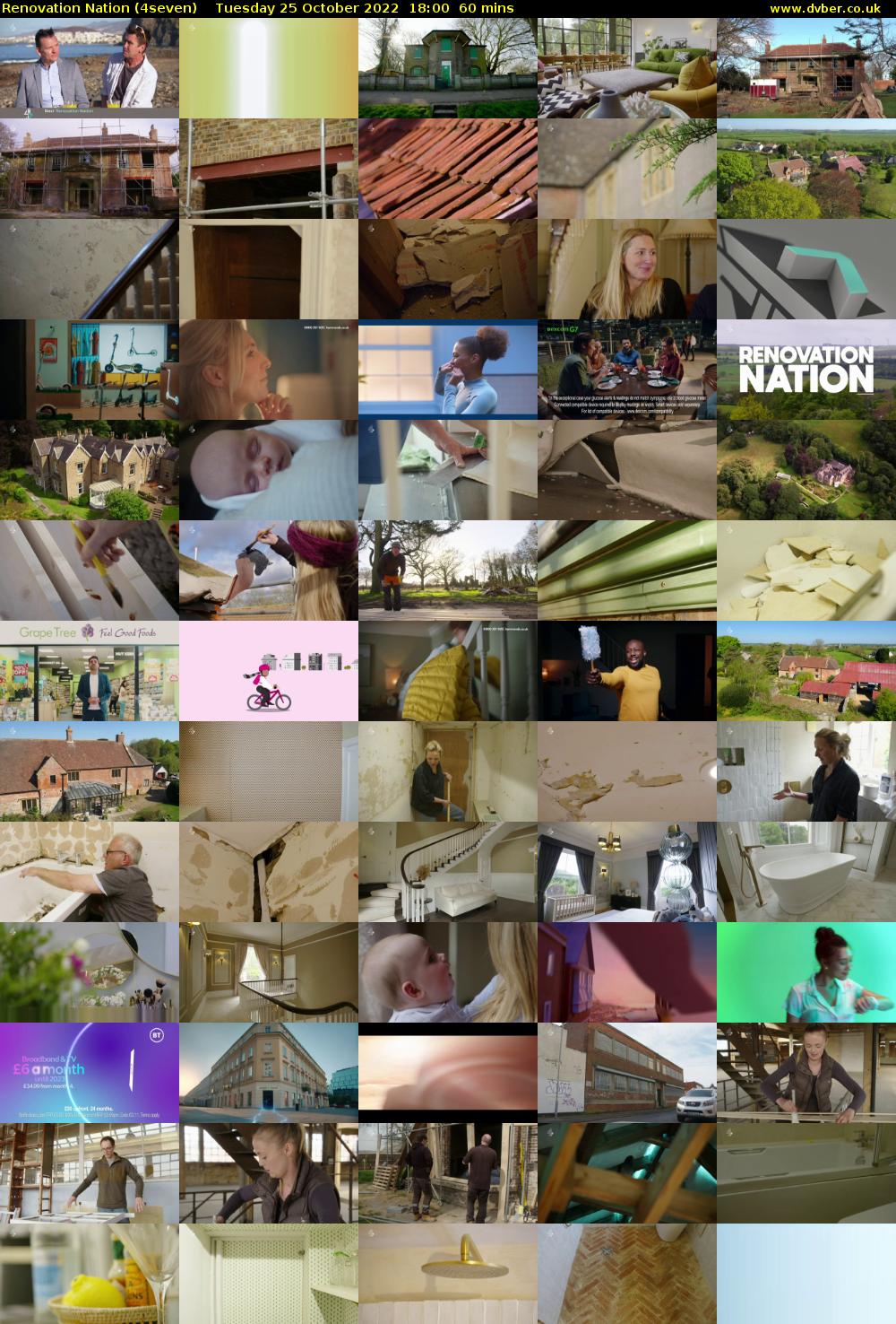 Renovation Nation (4seven) Tuesday 25 October 2022 18:00 - 19:00