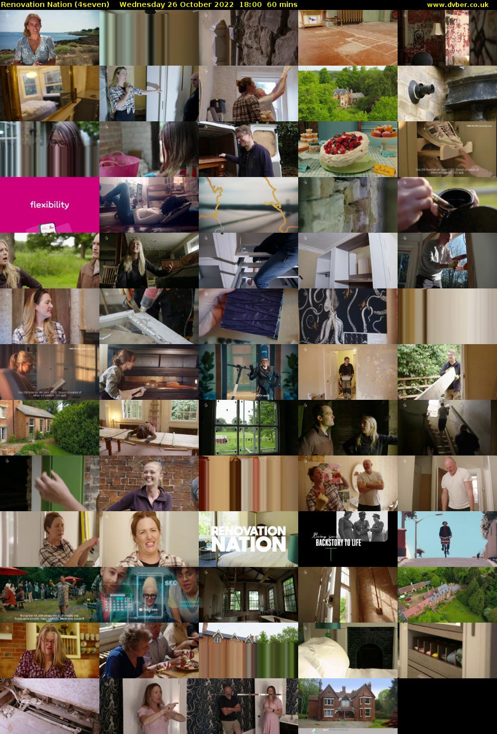 Renovation Nation (4seven) Wednesday 26 October 2022 18:00 - 19:00
