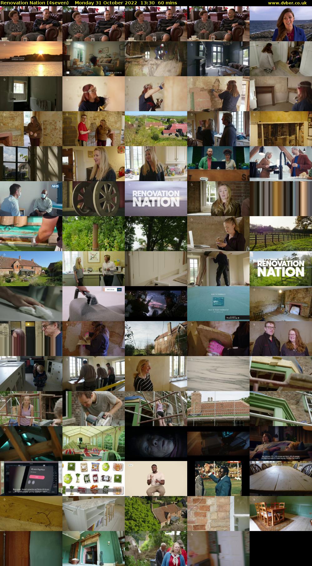 Renovation Nation (4seven) Monday 31 October 2022 13:30 - 14:30