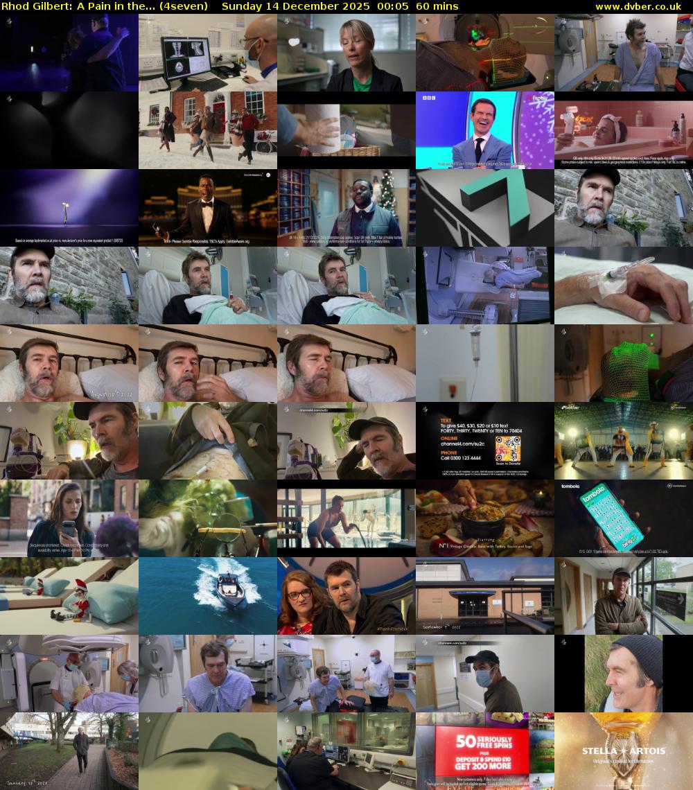 Rhod Gilbert: A Pain in the... (4seven) Sunday 14 December 2025 00:05 - 01:05
