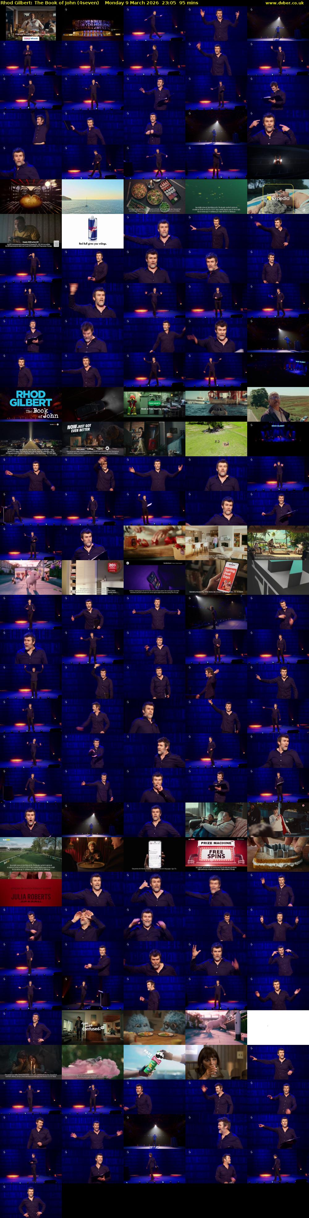 Rhod Gilbert: The Book of John (4seven) Monday 9 March 2026 23:05 - 00:40