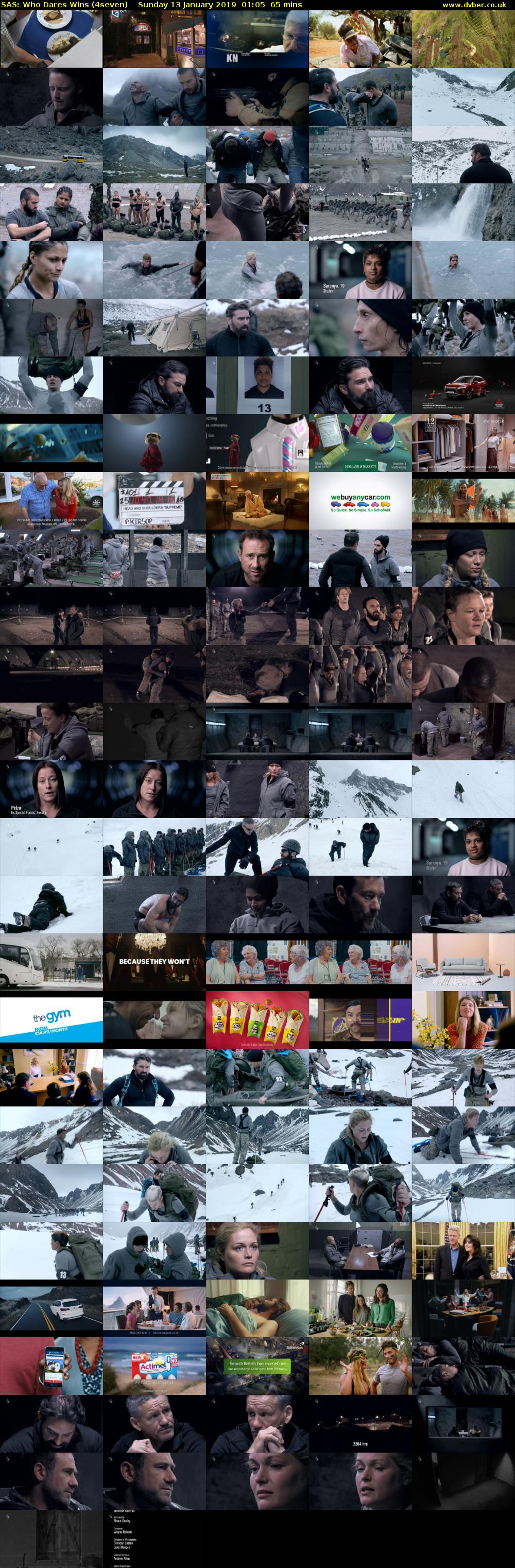 SAS: Who Dares Wins (4seven) Sunday 13 January 2019 01:05 - 02:10