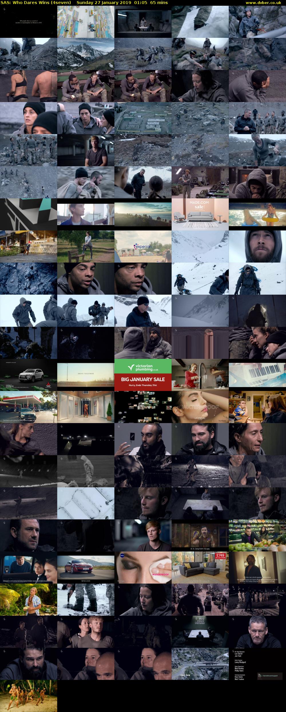 SAS: Who Dares Wins (4seven) Sunday 27 January 2019 01:05 - 02:10
