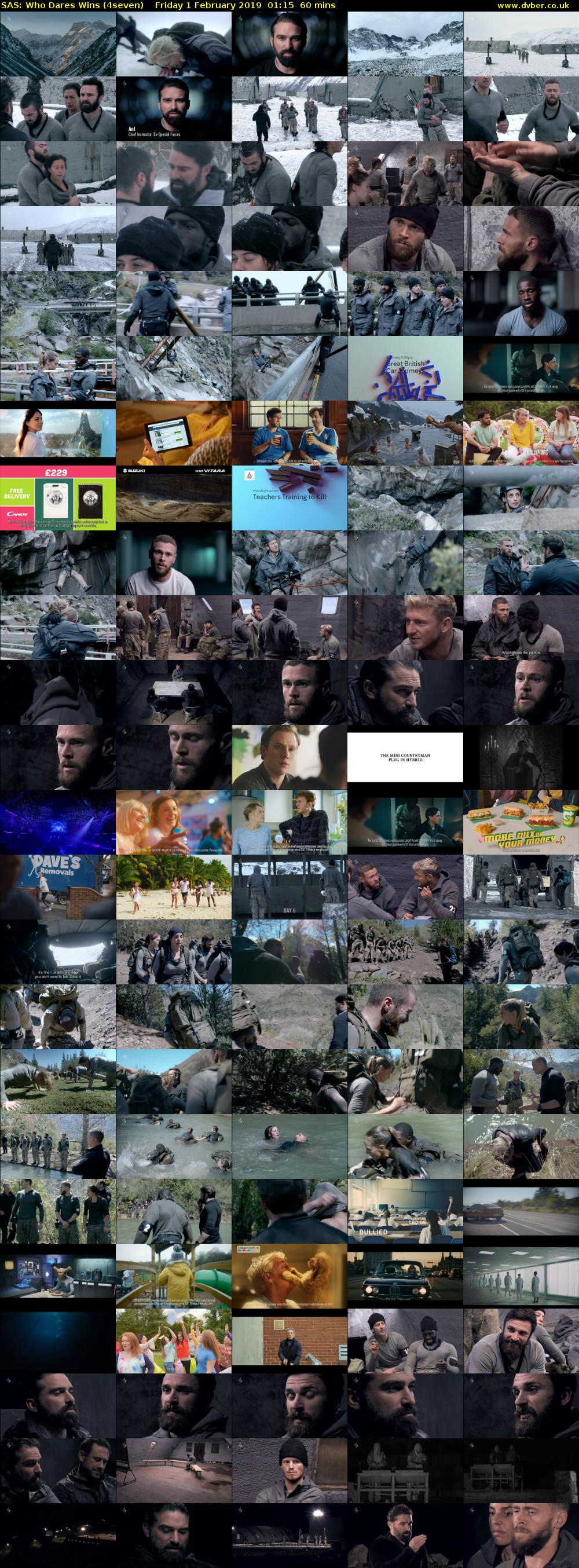 SAS: Who Dares Wins (4seven) Friday 1 February 2019 01:15 - 02:15