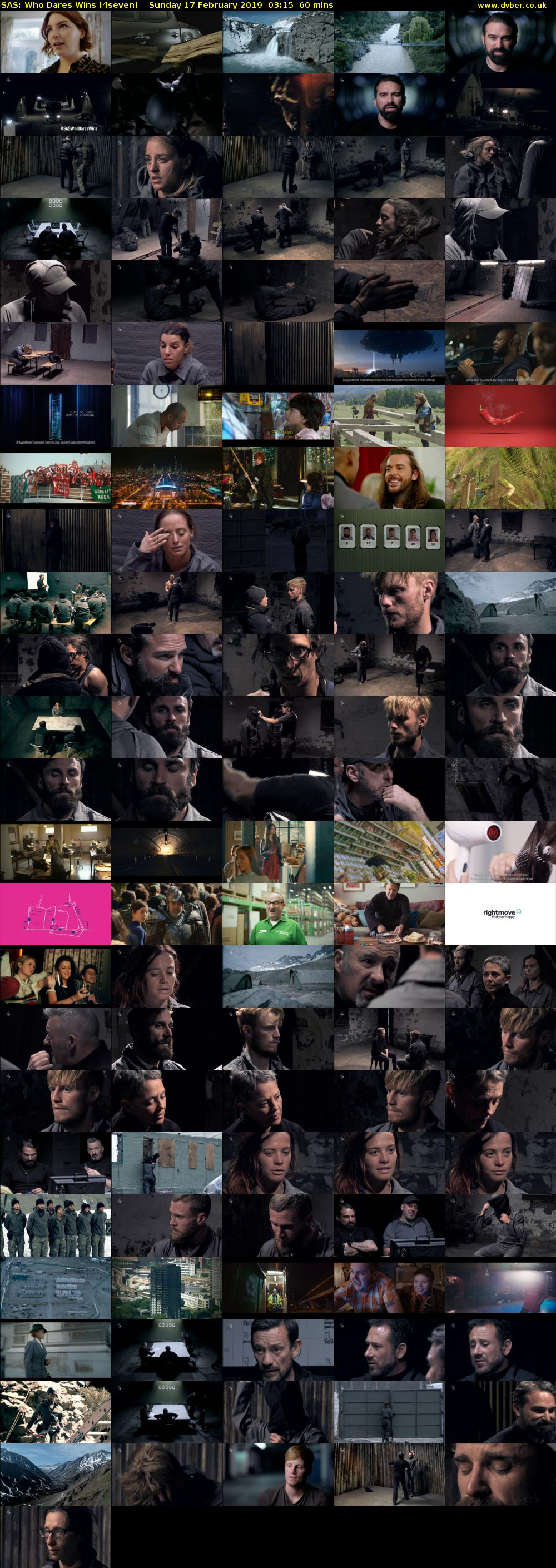 SAS: Who Dares Wins (4seven) Sunday 17 February 2019 03:15 - 04:15