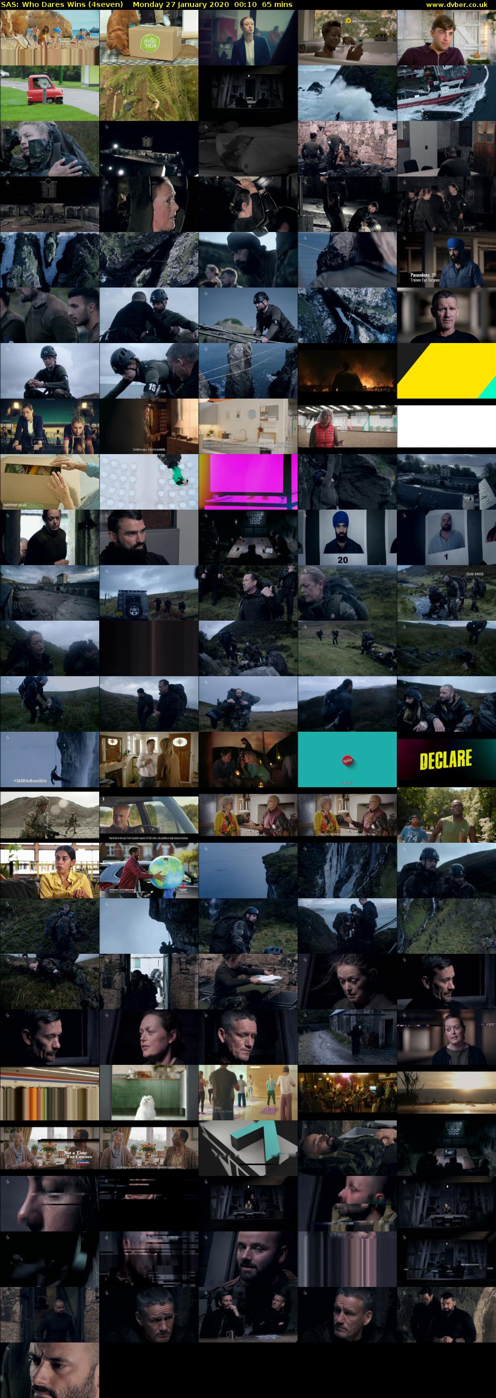 SAS: Who Dares Wins (4seven) Monday 27 January 2020 00:10 - 01:15