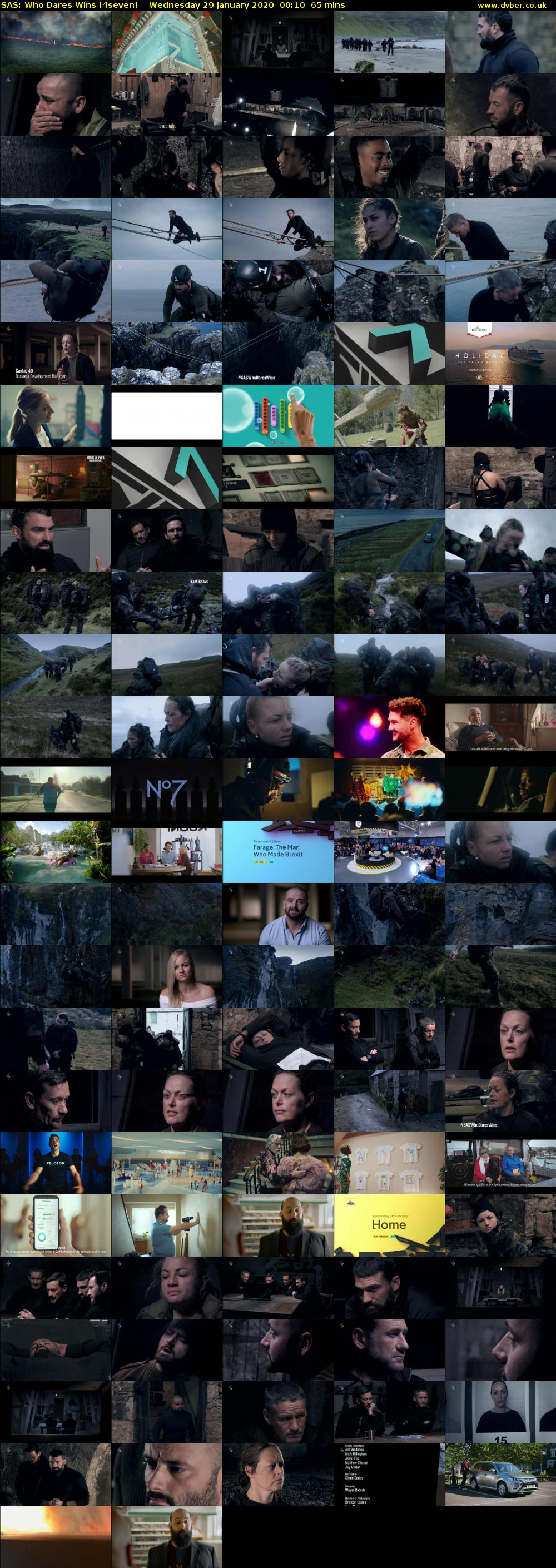 SAS: Who Dares Wins (4seven) Wednesday 29 January 2020 00:10 - 01:15