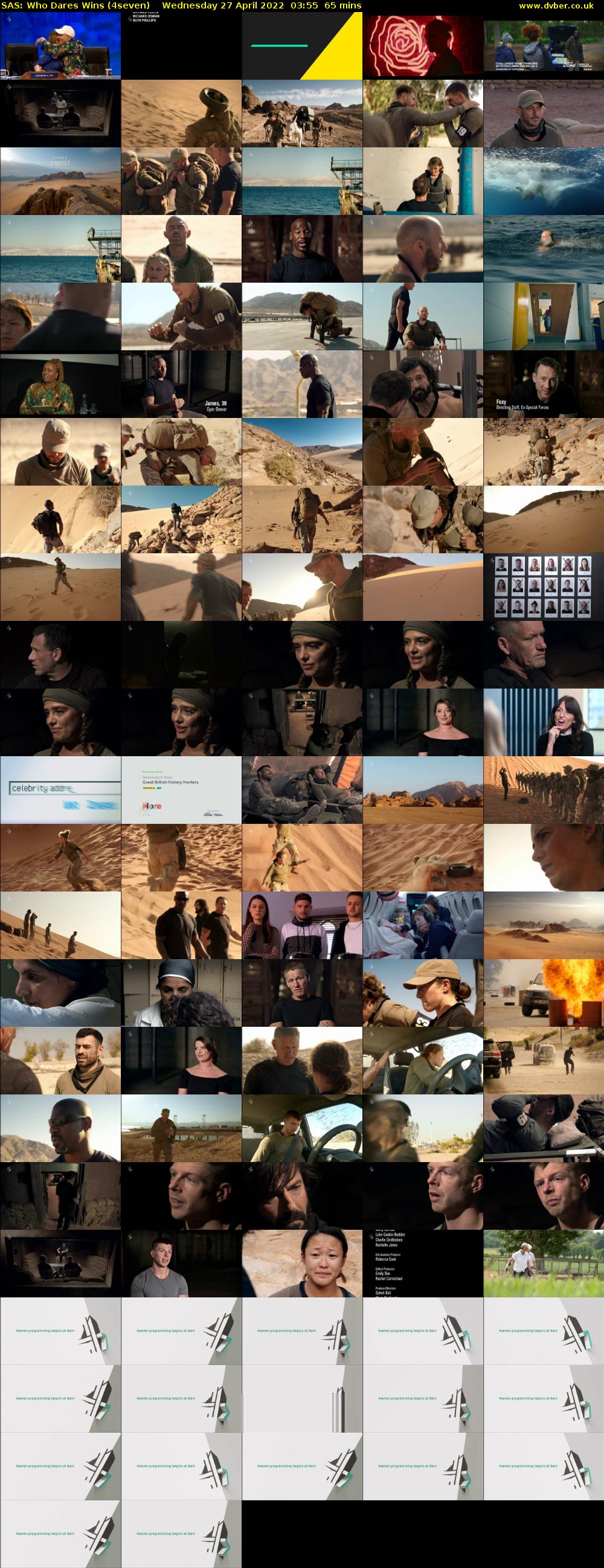 SAS: Who Dares Wins (4seven) Wednesday 27 April 2022 03:55 - 05:00