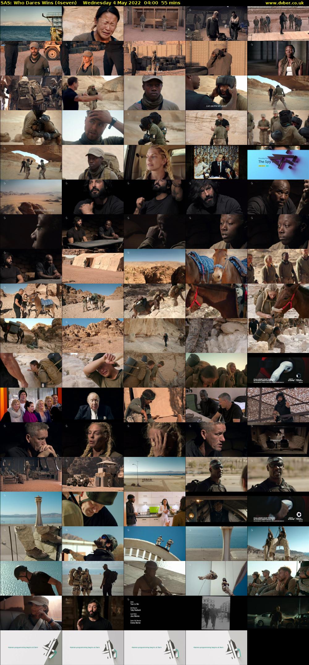 SAS: Who Dares Wins (4seven) Wednesday 4 May 2022 04:00 - 04:55